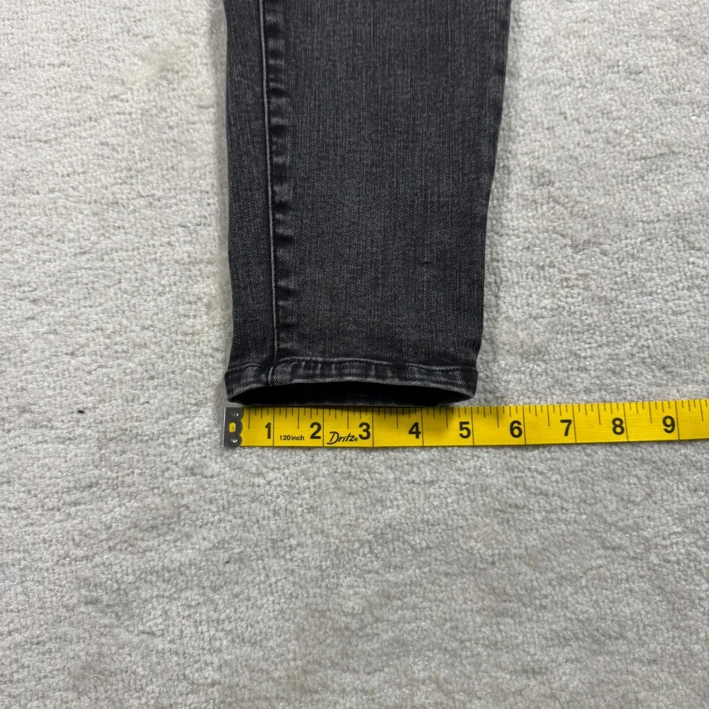 Liverpool Skinny Jeans Womens 12/31 Black The Skinny Mid Rise Stretch Denim Pant